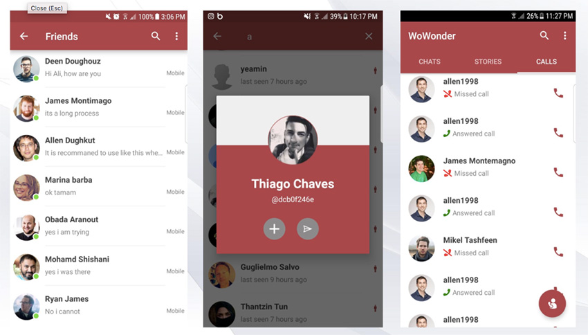 WoWonder Android Messenger