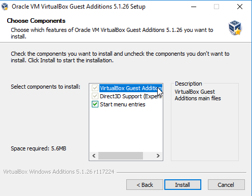 Как использовать VirtualBox: Руководство пользователя 23 VirtualBox Windows 10 Настройка гостевых дополнений